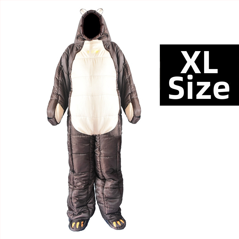 Спален чувал за къмпинг на открито в стил „Alien“, ескорт за болница, защита от топлина и студ, спален чувал за четене през нощта и през нощта, спален чувал за мумия