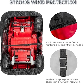 Κάλυμμα αυτοκινήτου για παιδιά εξωτερικού χώρου, από ύφασμα Oxford 420D, ανθεκτικό στη σκόνη, το νερό και τον ήλιο.