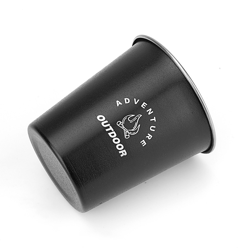 Āra 304 nerūsējošā tērauda kempinga stila krūze, pārnēsājama alus dzērienu krūze, viegla krūze, salokāma uzglabāšanas komplekts