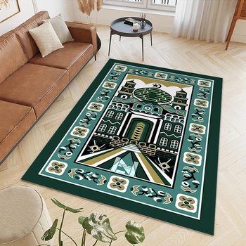 Határokon átnyúló Amazon perzsa stílusú szőnyeg Otthon Hálószoba Nappali Kopásálló Szennyeződésálló Könnyen kezelhető Temu Daifa szőnyeg