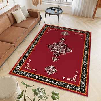 Διασυνοριακό χαλί Amazon Persian Style για το σπίτι, υπνοδωμάτιο, σαλόνι, ανθεκτικό στη φθορά, ανθεκτικό στη βρωμιά, εύκολο στη φροντίδα χαλί, Temu Daifa