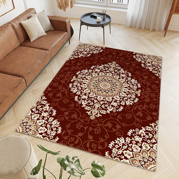 Διασυνοριακό χαλί Amazon Persian Style για το σπίτι, υπνοδωμάτιο, σαλόνι, ανθεκτικό στη φθορά, ανθεκτικό στη βρωμιά, εύκολο στη φροντίδα χαλί, Temu Daifa