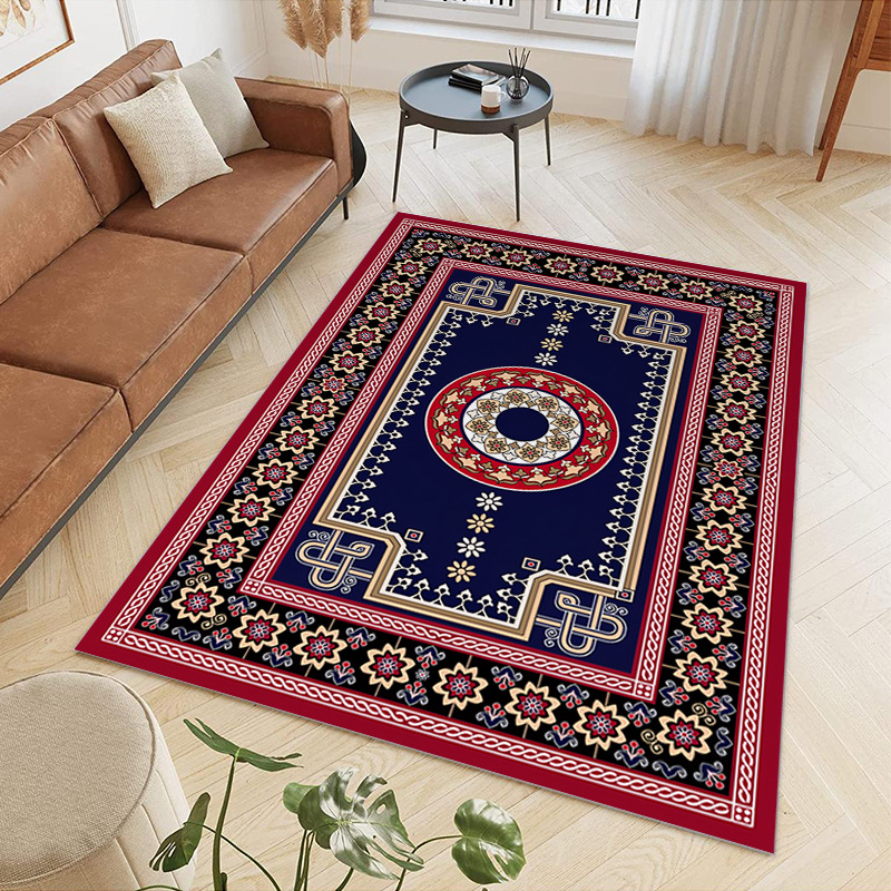 Határokon átnyúló Amazon perzsa stílusú szőnyeg Otthon Hálószoba Nappali Kopásálló Szennyeződésálló Könnyen kezelhető Temu Daifa szőnyeg