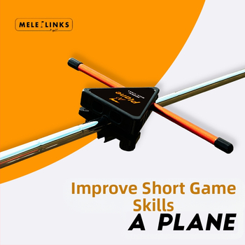 Golf egy lapos rövid ütő putting gyakorlóeszköz golf chipping edzőeszköz új golf sportkellékek