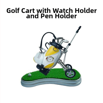 Buddha Power Sports Golf Cart με κάθισμα και θήκη για στυλό, δημιουργικό δώρο γκολφ για επιτραπέζια διακόσμηση
