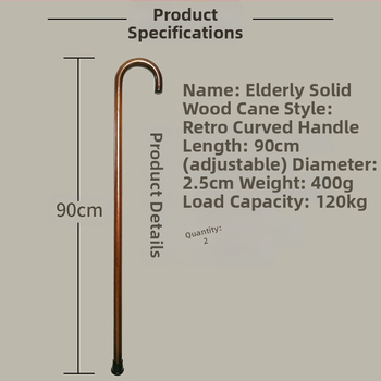 Ramentai pagyvenusiems žmonėms, medžio masyvo mediniai, integruoti kabliukai, lazdelės, lenkta rankena, mediniai ramentai, didmeninė prekyba, tiesioginis pristatymas, retro stiliaus mediniai