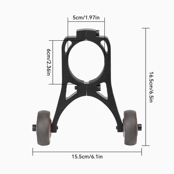 Подходяща за скутер Xiaomi M365/1S/PRO, спомагателна скоба за колело, сгъваема обърната скоба за съхранение, може да се бута и издърпва.