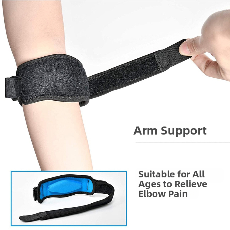 Противо-навяхващи налакътници, налакътници за тенис, регулируема компресионна опора за баскетбол и голф, дишащи налакътници