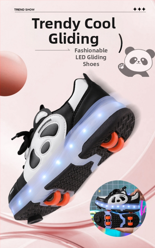 Tarpvalstybiniai „heloo“ batai, keturračiai čiuožimo batai, LED lemputės, šviečiantys batai, vaikiški laisvalaikio batai, vyrams ir moterims, animacinių filmukų lentos stiliaus batai, sportbačiai