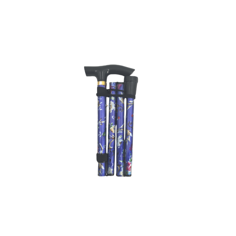 Tarpvalstybinė sulankstoma lazda pagyvenusiems žmonėms, aliuminio lydinio teleskopinė lazda, atspausdinta penkių dalių lazda, neslystanti, alpinizmo lazda, didmeninė prekyba