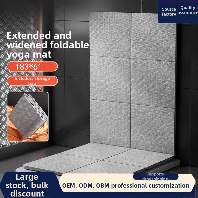 Határokon átnyúló gyártók nagykereskedelmi TPE összecsukható jóga vastagított csúszásmentes szőnyeg ebédszüneti szőnyeg kültéri jógaszőnyeg diák ebédszüneti szőnyeg