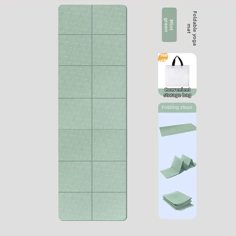 Határokon átnyúló gyártók nagykereskedelmi TPE összecsukható jóga vastagított csúszásmentes szőnyeg ebédszüneti szőnyeg kültéri jógaszőnyeg diák ebédszüneti szőnyeg