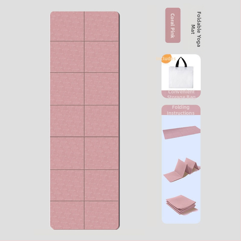 Határokon átnyúló gyártók nagykereskedelmi TPE összecsukható jóga vastagított csúszásmentes szőnyeg ebédszüneti szőnyeg kültéri jógaszőnyeg diák ebédszüneti szőnyeg