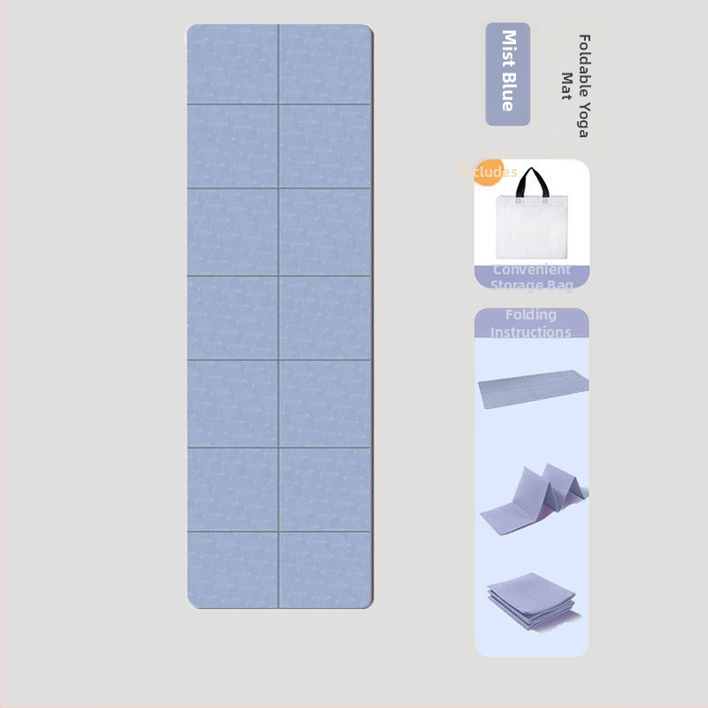 Határokon átnyúló gyártók nagykereskedelmi TPE összecsukható jóga vastagított csúszásmentes szőnyeg ebédszüneti szőnyeg kültéri jógaszőnyeg diák ebédszüneti szőnyeg