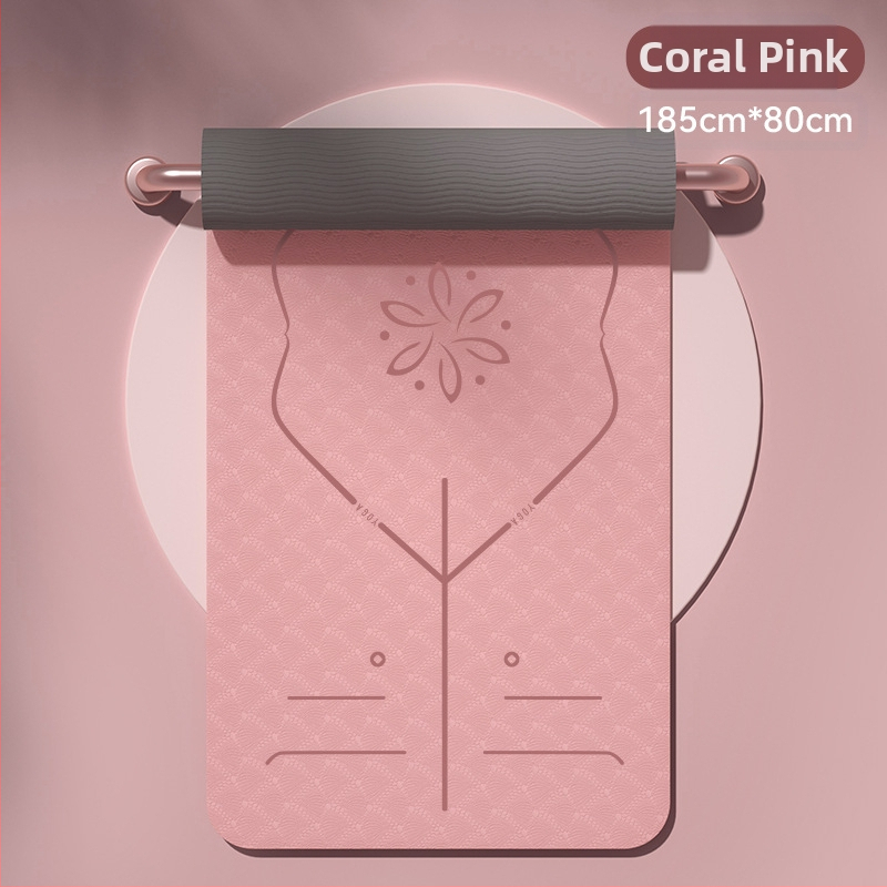 Határokon átnyúló gyártók nagykereskedelmi TPE összecsukható jóga vastagított csúszásmentes szőnyeg ebédszüneti szőnyeg kültéri jógaszőnyeg diák ebédszüneti szőnyeg