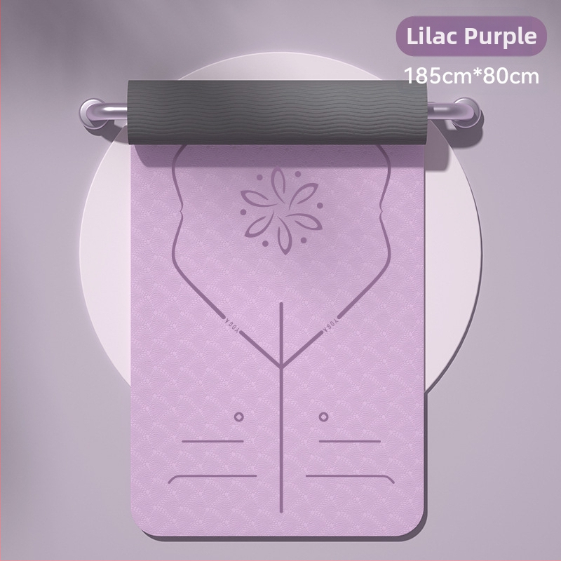 Határokon átnyúló gyártók nagykereskedelmi TPE összecsukható jóga vastagított csúszásmentes szőnyeg ebédszüneti szőnyeg kültéri jógaszőnyeg diák ebédszüneti szőnyeg