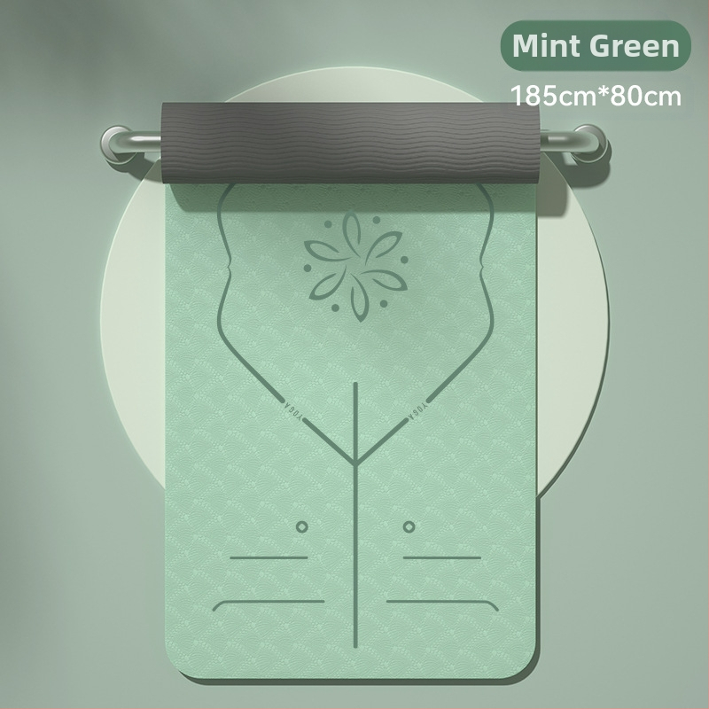 Határokon átnyúló gyártók nagykereskedelmi TPE összecsukható jóga vastagított csúszásmentes szőnyeg ebédszüneti szőnyeg kültéri jógaszőnyeg diák ebédszüneti szőnyeg