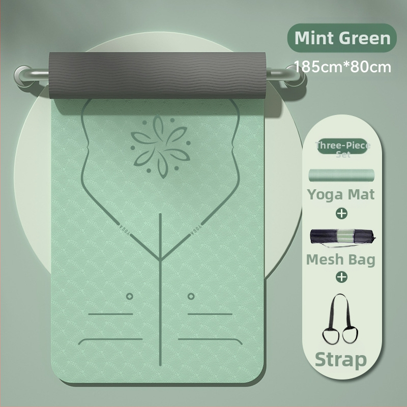 Határokon átnyúló gyártók nagykereskedelmi TPE összecsukható jóga vastagított csúszásmentes szőnyeg ebédszüneti szőnyeg kültéri jógaszőnyeg diák ebédszüneti szőnyeg