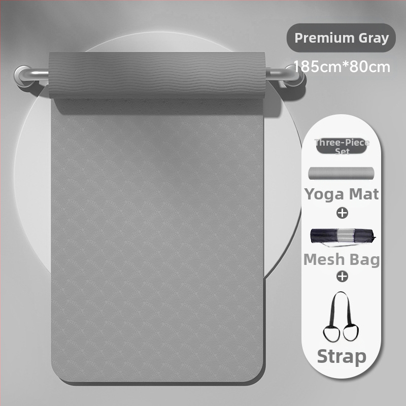 Határokon átnyúló gyártók nagykereskedelmi TPE összecsukható jóga vastagított csúszásmentes szőnyeg ebédszüneti szőnyeg kültéri jógaszőnyeg diák ebédszüneti szőnyeg