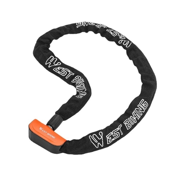 WEST BIKING dviračio užraktas su apsauga nuo vagystės, rakto užraktas, kalnų dviračio, elektrinio automobilio grandinės užraktas, akumuliatorinis automobilio grandinės užraktas