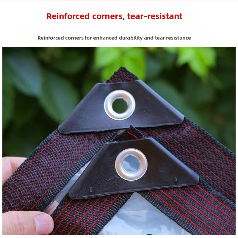 Дъждоустойчива кърпа, прозрачна удебелена водоустойчива кърпа, външна домакинска кърпа за прах, уплътняване на прозорци, изолация от вятър и дъжд, пластмасово фолио за оранжерия