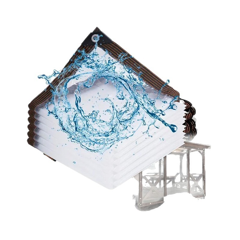 Pânză impermeabilă transparentă, îngroșată, impermeabilă, pentru exterior, de uz casnic, etanșare pentru ferestre, vânt și ploaie, folie de plastic pentru izolație cu efect de seră