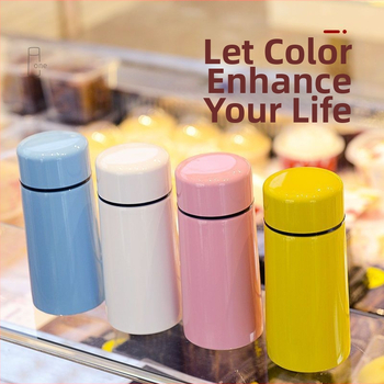 Nešiojama 304 nerūdijančio plieno kišeninė taurė, maža mergaitė, vyriška ir moteriška studentų vandens taurė, miela termoso taurė