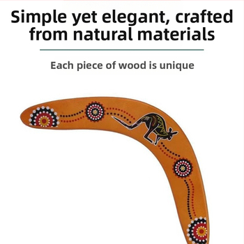 Határokon átnyúló gyerek fa kültéri bumeráng repülő csészealj V alakú bumeráng kültéri sport tömörfa bébijáték