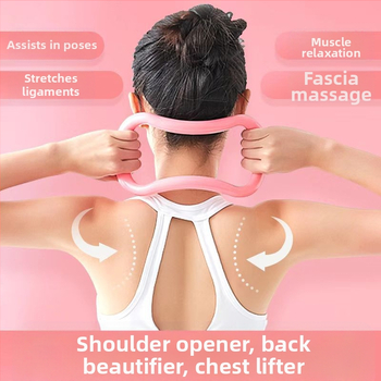 Joogarõngas Joogarõnga veniv käevõru Joogarõnga harjutamine Selg Avatud õlg Ilu Tagasi Artefakt Avatud Selg Maagiline Ring Joogavarustus