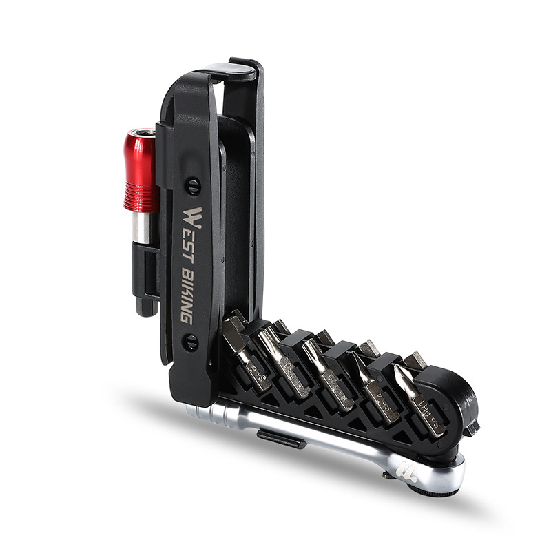West Rider kerékpárjavító szerszám, hegyi kerékpár racsnis kulcs, kombinált szerszám, kerékpárjavító járműfelszereléshez