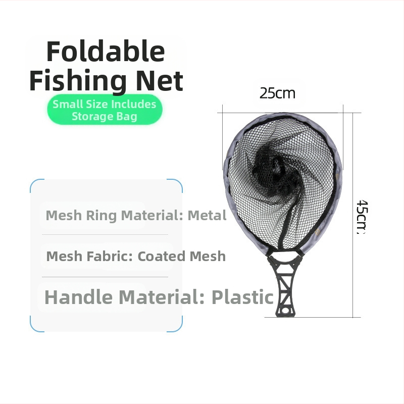 Sulankstomas žvejybos tinklas, mažas žvejybos tinklas, nešiojamas mini rankinis meškerės žvejybos įrankis, specialus žvejybos įrankis, pilnas priedų rinkinys