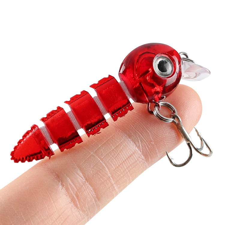 Tiesioginis didmeninis pardavimas iš gamyklos 5,5 cm 4,1 G daugiamazgis „Loach Mino Luya“ masalas panardintas ešerys mikroburnos kryžius