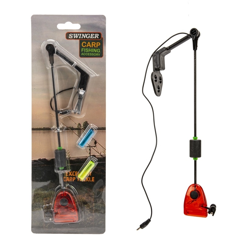 Piiriülene Euroopa karpkala õngevarras, neljavärviline välk, roostevabast terasest pinguti, raamatukogu, kalastusklambri alarmi lisatarvikud