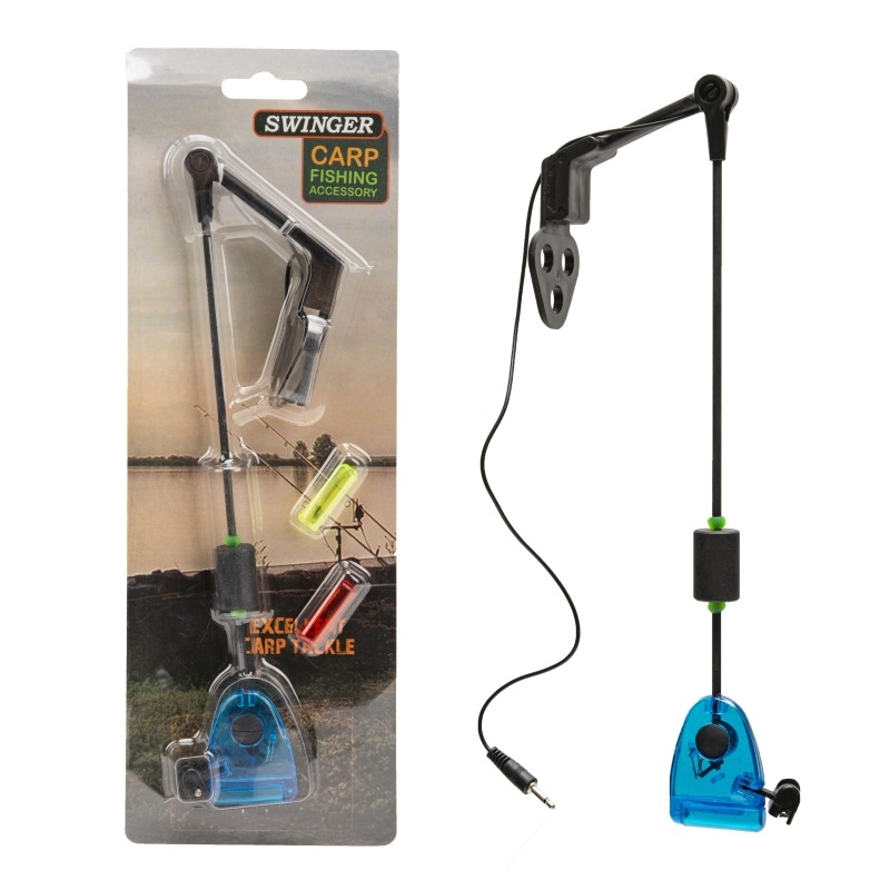 Piiriülene Euroopa karpkala õngevarras, neljavärviline välk, roostevabast terasest pinguti, raamatukogu, kalastusklambri alarmi lisatarvikud