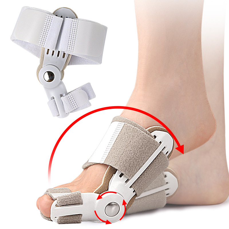 Dvigubos skylutės didžiojo kojos piršto valgus atskyriklis pėdos kaulams, skirtas „Hallux valgus“ (liet. „Valgus“) ir „Dieną bei naktį“