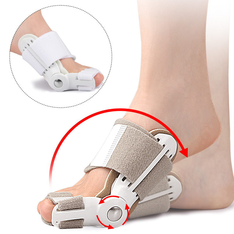 Dvigubos skylutės didžiojo kojos piršto valgus atskyriklis pėdos kaulams, skirtas „Hallux valgus“ (liet. „Valgus“) ir „Dieną bei naktį“