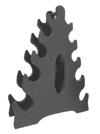 Mažas hantelių stovas, moteriškas hantelių laikymo stovas, vyrų fitneso įranga, buitinis vaikų šešiakampis mažas matinis varpelio laikiklis