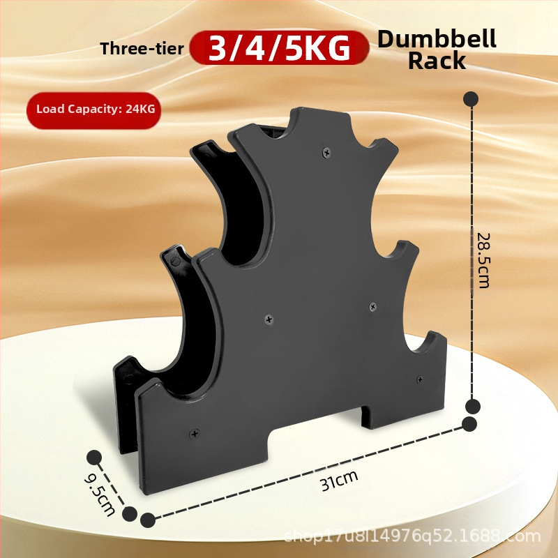 Mažas hantelių stovas, moteriškas hantelių laikymo stovas, vyrų fitneso įranga, buitinis vaikų šešiakampis mažas matinis varpelio laikiklis