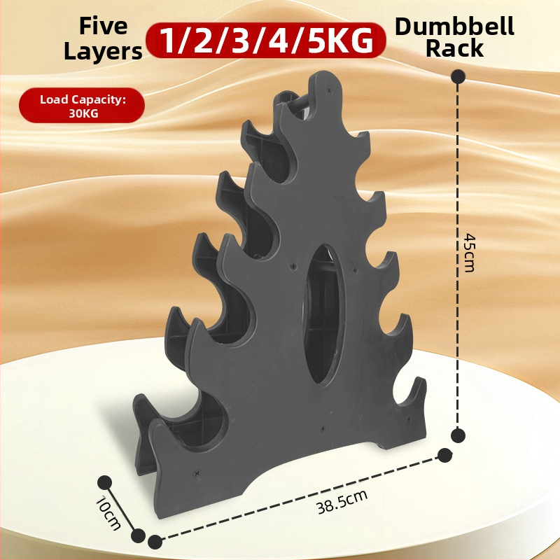 Mažas hantelių stovas, moteriškas hantelių laikymo stovas, vyrų fitneso įranga, buitinis vaikų šešiakampis mažas matinis varpelio laikiklis