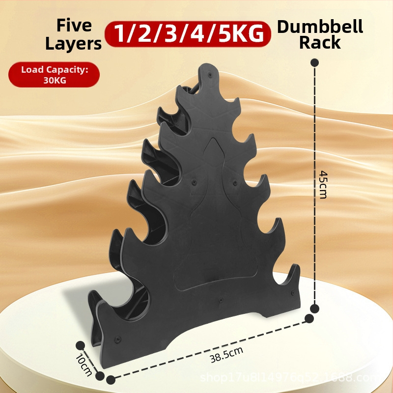 Mažas hantelių stovas, moteriškas hantelių laikymo stovas, vyrų fitneso įranga, buitinis vaikų šešiakampis mažas matinis varpelio laikiklis