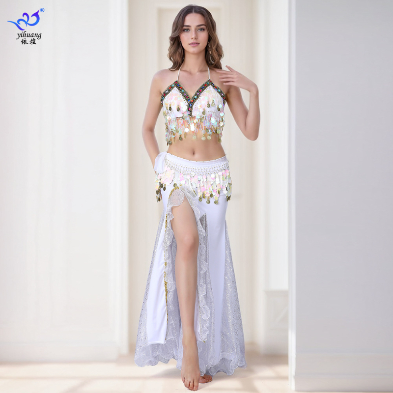 Костюми за танци с пайети и пискюли, Поли за танци на корем, Костюми за представления, Костюми за сценични състезания, Екзотични костюми за парти танци