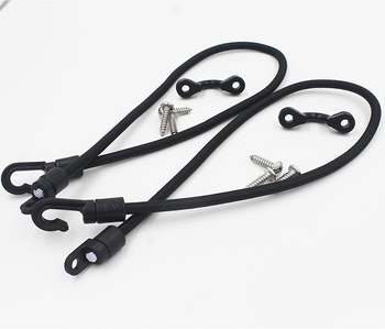 Kajaku piederumi 18 collu 6 mm elastīga virve ar skrūvējamu elastīgas virves āķa stiprinājuma sprādzi komplekts 4 HJ289