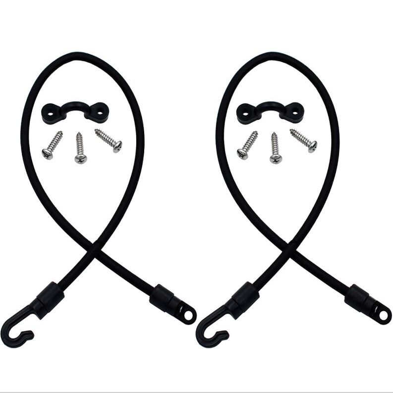 Kajaku piederumi 18 collu 6 mm elastīga virve ar skrūvējamu elastīgas virves āķa stiprinājuma sprādzi komplekts 4 HJ289