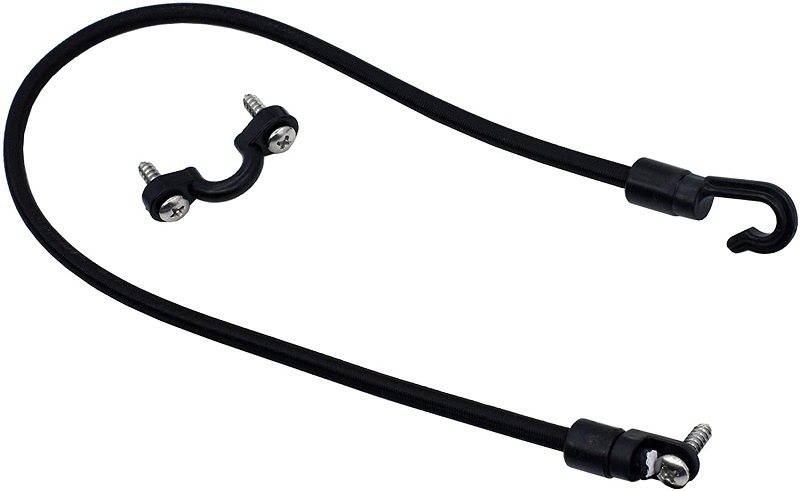 Kajaku piederumi 18 collu 6 mm elastīga virve ar skrūvējamu elastīgas virves āķa stiprinājuma sprādzi komplekts 4 HJ289