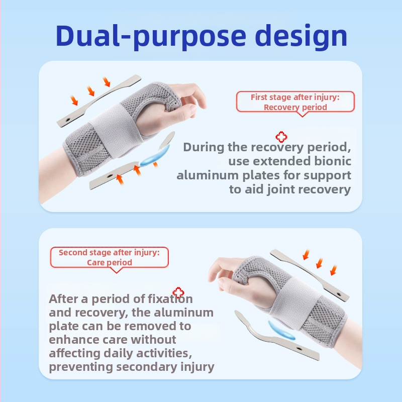 Стоманена плоча, фиксатор за сухожилие на китката, фиксатор за навяхване на китката, фиксирана скоба за китката, каишка за китката, ръкав за китката, протектор за китката