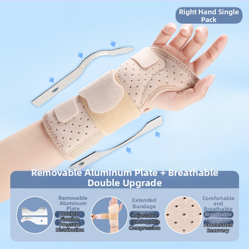 Стоманена плоча, фиксатор за сухожилие на китката, фиксатор за навяхване на китката, фиксирана скоба за китката, каишка за китката, ръкав за китката, протектор за китката