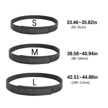 3,8 cm takjakinnitusega Ronin topelt sisemine ja välimine vöö, taktikaline vöö, multifunktsionaalne sisemine koti vöötihend