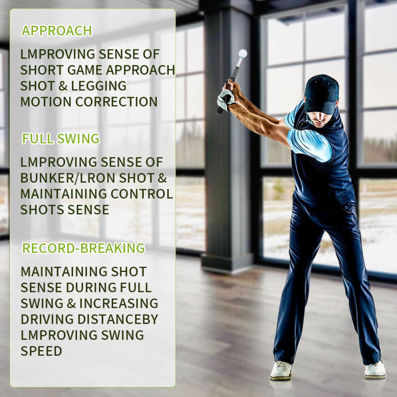 Teleskopinis golfo sūpynių treniruoklis, skambantis sūpynių lazda, golfo sūpynių laikysenos asistento treniruočių lazda, tarpvalstybinis karštas išpardavimas