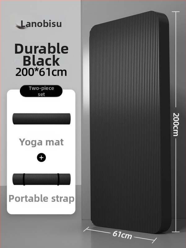 Seljakuivatav meeste treeningmatt algajatele, laiendatud ja pikendatud libisemiskindel kulumiskindel treeningjoogamatt sportimiseks