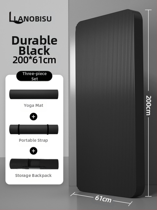 Seljakuivatav meeste treeningmatt algajatele, laiendatud ja pikendatud libisemiskindel kulumiskindel treeningjoogamatt sportimiseks